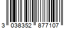 Barcode 3038352877107