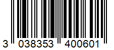 Barcode 3038353400601