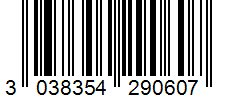 Barcode 3038354290607