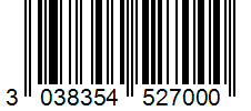 Barcode 3038354527000