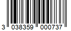 Barcode 3038359000737