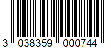 Barcode 3038359000744