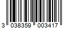 Barcode 3038359003417
