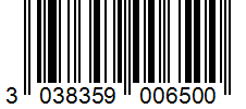 Barcode 3038359006500