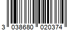 Barcode 3038680020374