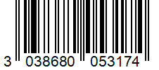 Barcode 3038680053174