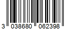 Barcode 3038680062398