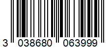 Barcode 3038680063999