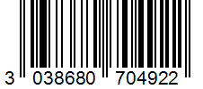Barcode 3038680704922