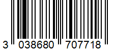 Barcode 3038680707718