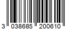 Barcode 3038685200610