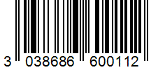 Barcode 3038686600112