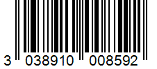 Barcode 3038910008592