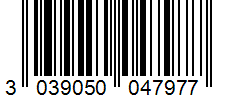 Barcode 3039050047977
