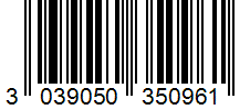Barcode 3039050350961