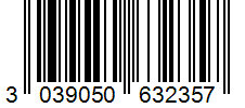 Barcode 3039050632357