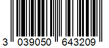 Barcode 3039050643209