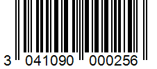Barcode 3041090000256