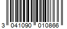 Barcode 3041090010866