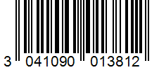 Barcode 3041090013812