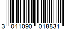 Barcode 3041090018831
