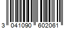 Barcode 3041090602061