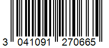 Barcode 3041091270665