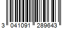 Barcode 3041091289643