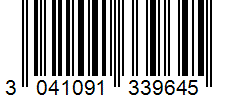 Barcode 3041091339645