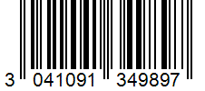 Barcode 3041091349897