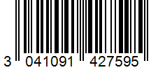 Barcode 3041091427595