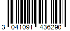 Barcode 3041091436290