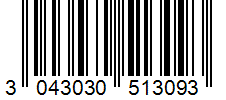 Barcode 3043030513093