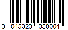 Barcode 3045320050004