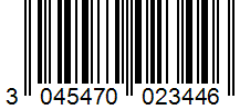 Barcode 3045470023446