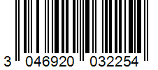 Barcode 3046920032254