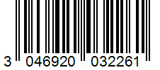 Barcode 3046920032261