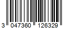 Barcode 3047360126329