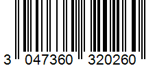 Barcode 3047360320260