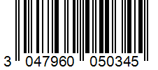 Barcode 3047960050345