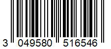 Barcode 3049580516546