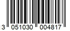 Barcode 3051030004817