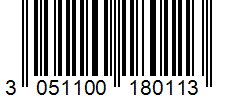 Barcode 3051100180113