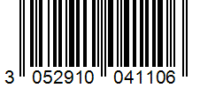 Barcode 3052910041106