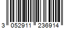 Barcode 3052911236914