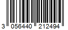 Barcode 3056440212494