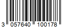 Barcode 3057640100178