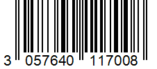 Barcode 3057640117008