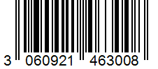 Barcode 3060921463008