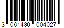 Barcode 3061430004027